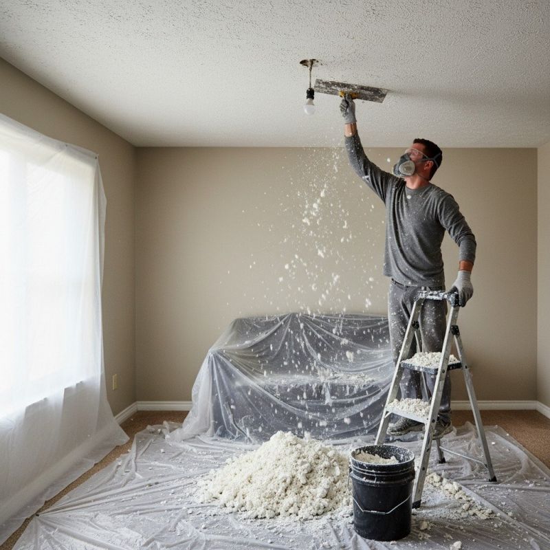 Popcorn Ceiling Repair